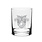 USMA Crest Whiskey Glass