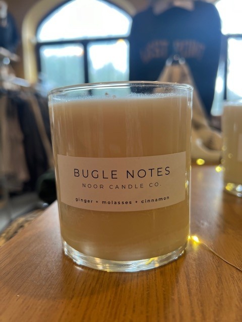 Noor Candle Company "Bugle Notes" Hand-Poured Candle, Ginger, Molasses, Cinnamon, Ten Ounce