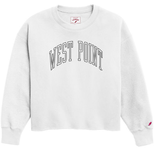 League Collegiate West Point Ladies Reverse Fleece Oversize Midi Crew