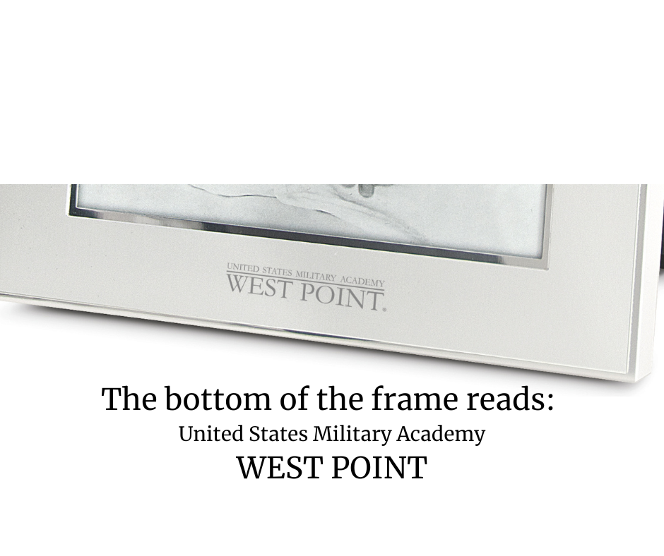 West Point Picture Frame (holds a 5" x 7" Photo)