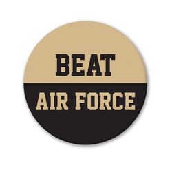 "Beat Air Force" Round Button, 2 inches