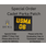 Conrad Embroidery Cadet Parka Patch Black/Gold Special Order Year, allow 8 to 10 weeks