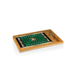 Army/Black Knight Icon Glass Top Cutting Board and Knife Set