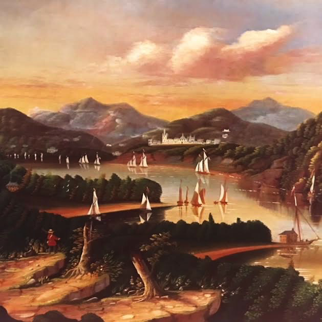 Thomas Chambers “View of West Point” Lithograph (Unframed)