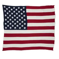 American Flag Blanket, 60 x 50 inches
