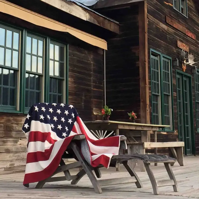 American Flag Blanket, 60 x 50 inches