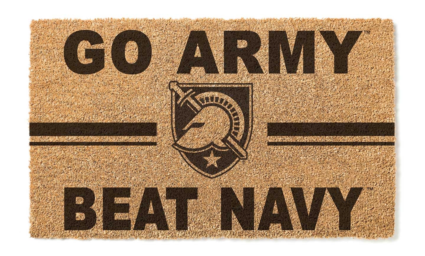 Go Army, Beat Navy Door Mat, 18" x 30"