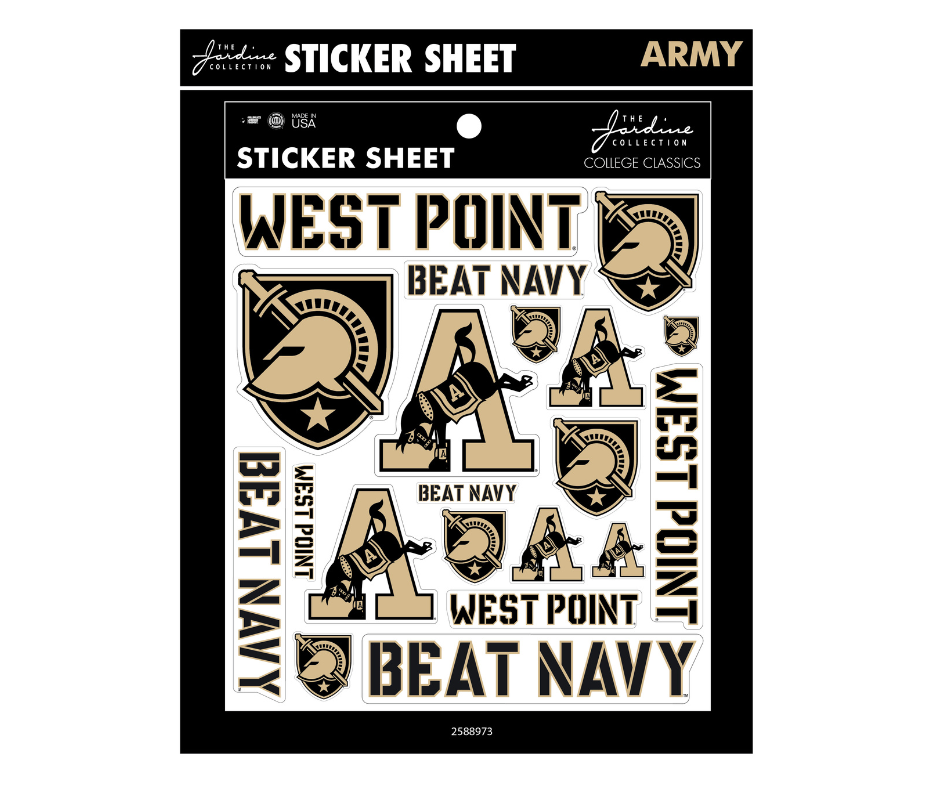 West Point Sticker Sheets