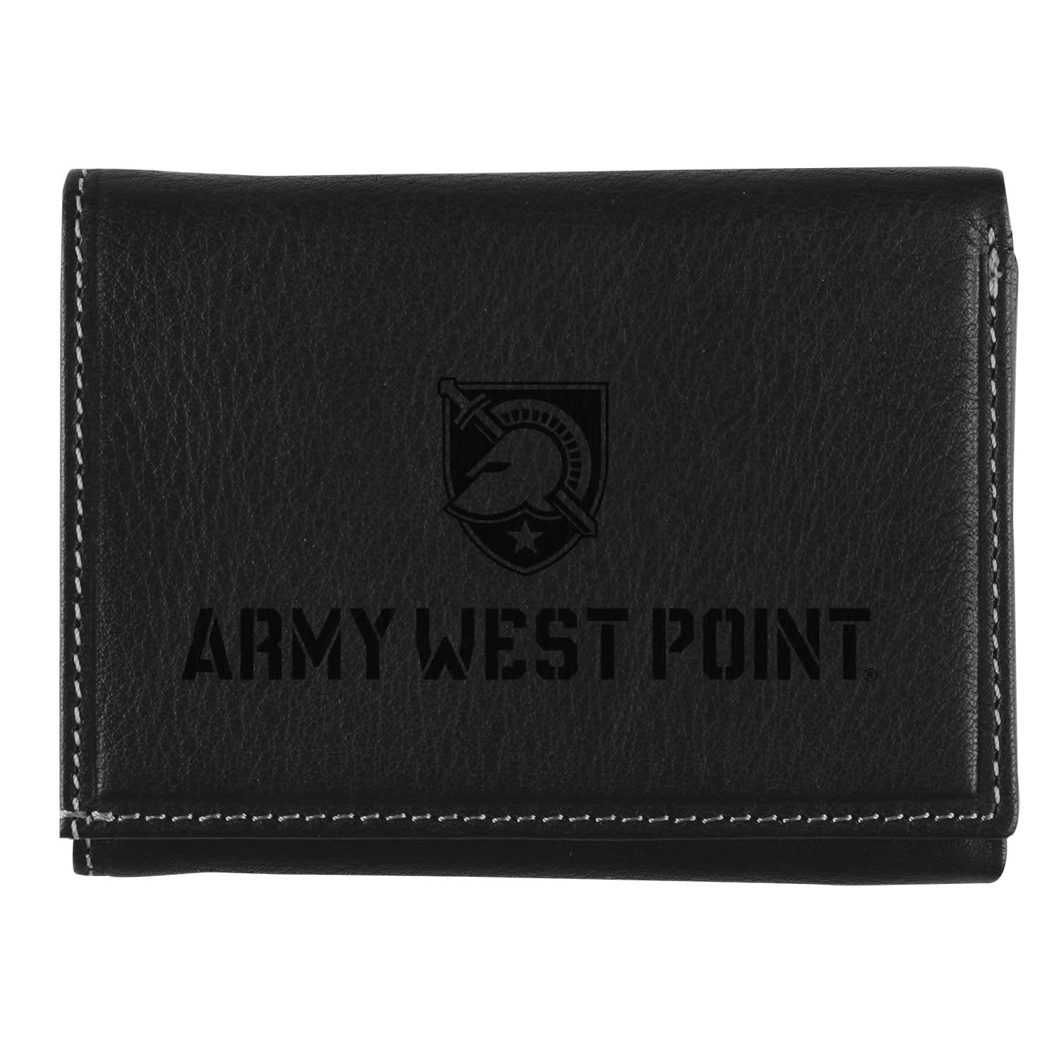 Contrast Stitch Trifold Wallet/Army West Point