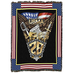 West Point Class of 2028 CREST Throw Blanket