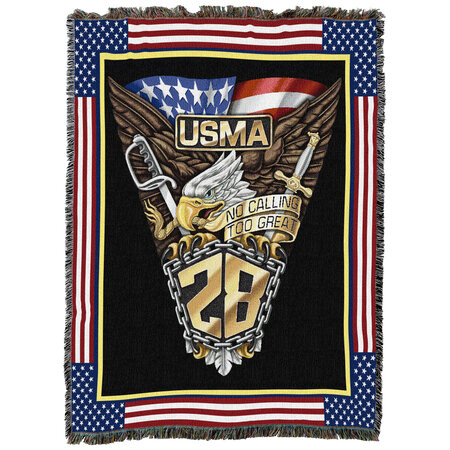West Point Class of 2028 CREST Throw Blanket