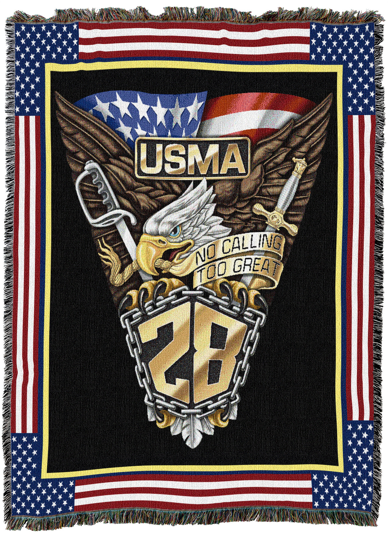 West Point Class of 2028 CREST Throw Blanket