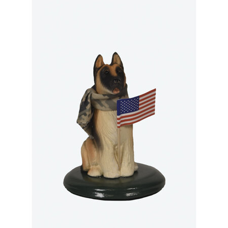 Byers' Choice German Shepard with Flag, Byers' Choice Ltd.