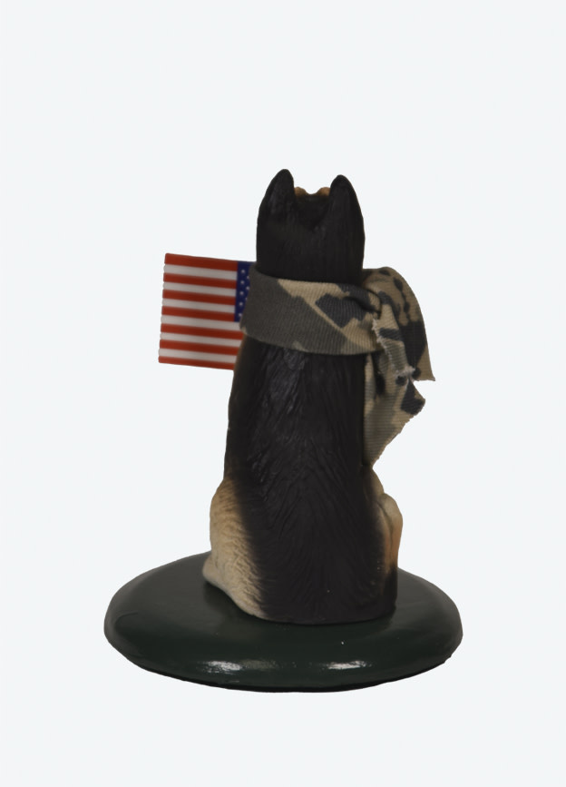 Byers' Choice German Shepard with Flag, Byers' Choice Ltd.