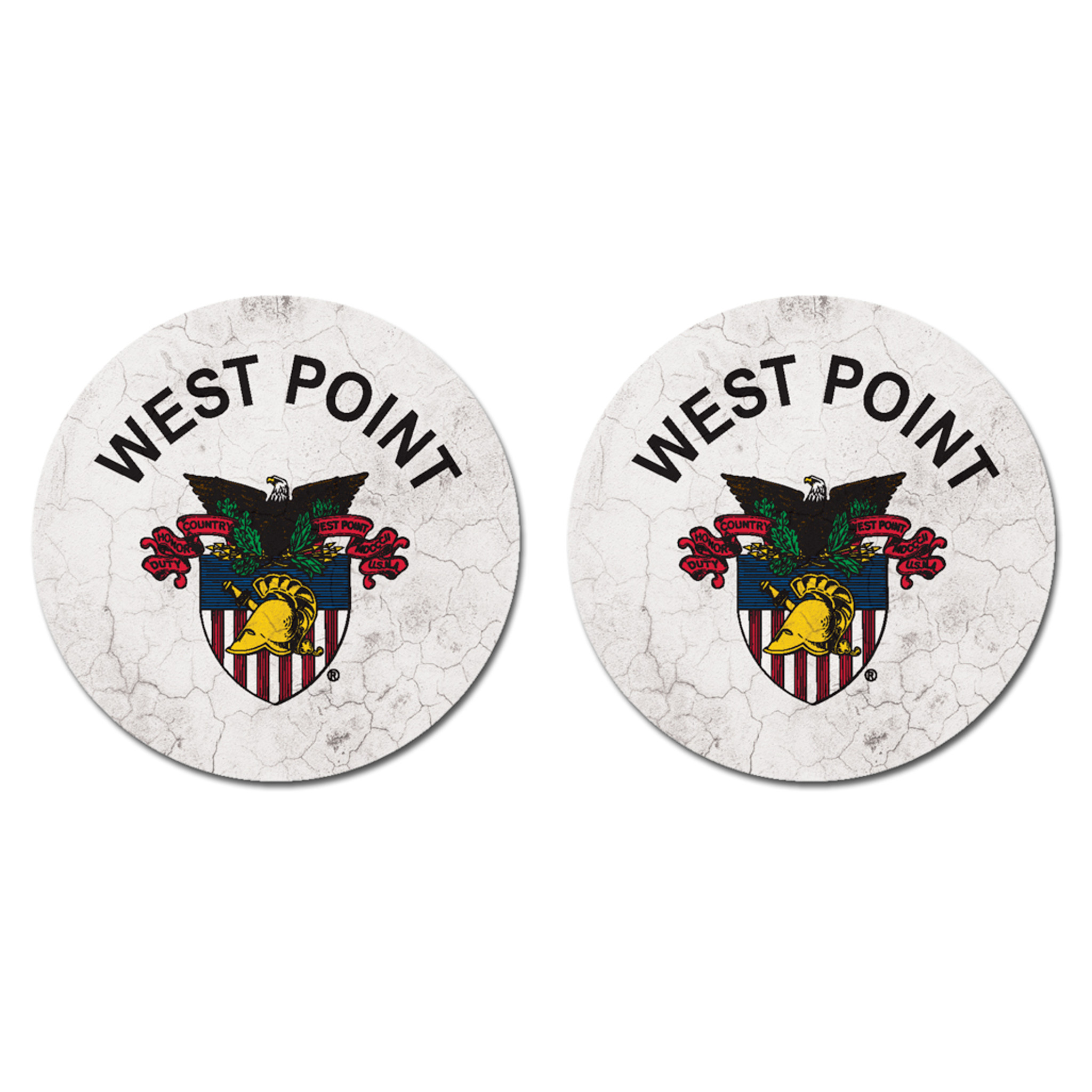 West Point Car Coasters, Two-Pack