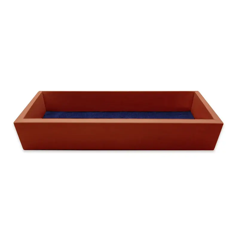 Smathers and Branson West Point Valet Tray, Hand-Embroidered