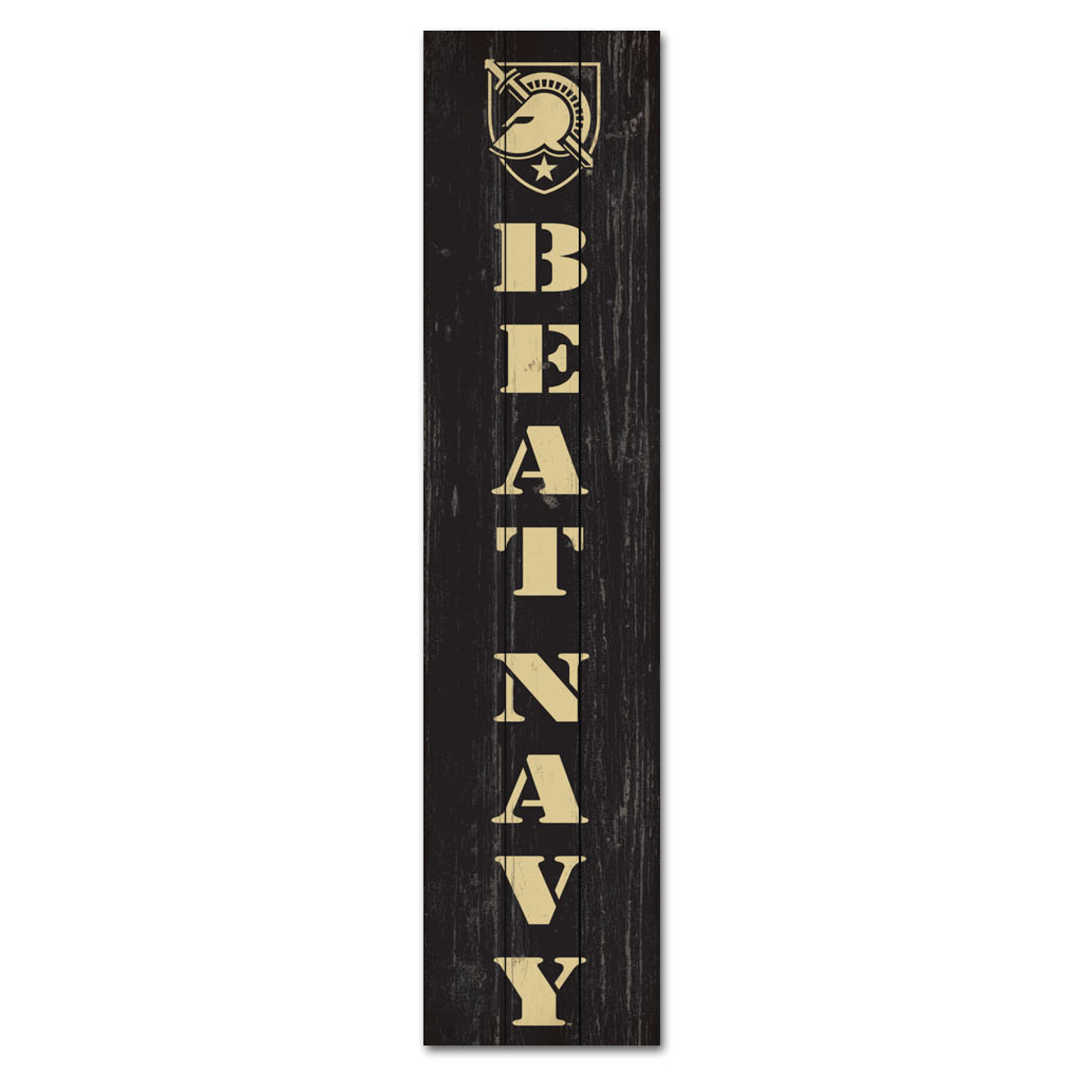 "Beat Navy" Porch Leaner Sign (10.5" x 47"), Wooden