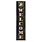 Welcome/with W PT Shield, Porch Leaner Sign, 10.5" x 47", Wooden