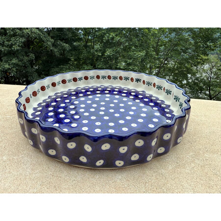 Large Quiche Dish, Polish Pottery (637)