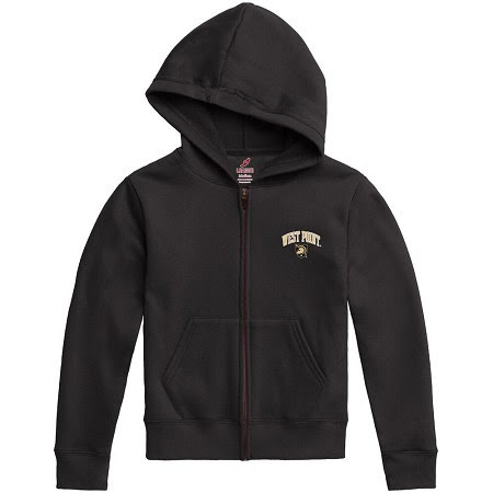 League Collegiate West Point Youth Essential Full-Zip Hood
