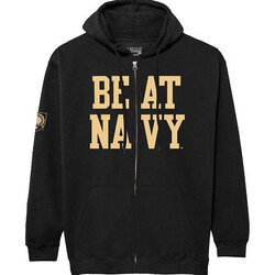 League Collegiate BEAT NAVY Full Zip Hooded Sweatshirt