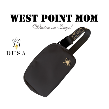 West Point Mom Belt Bag, Black