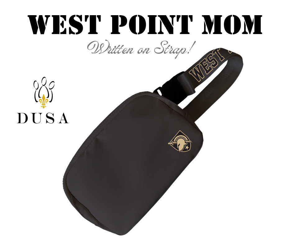West Point Mom Belt Bag, Black