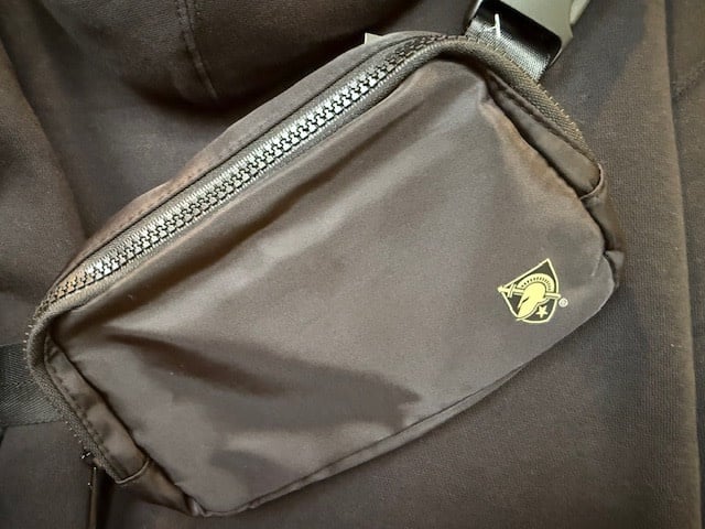 West Point Mom Belt Bag, Black