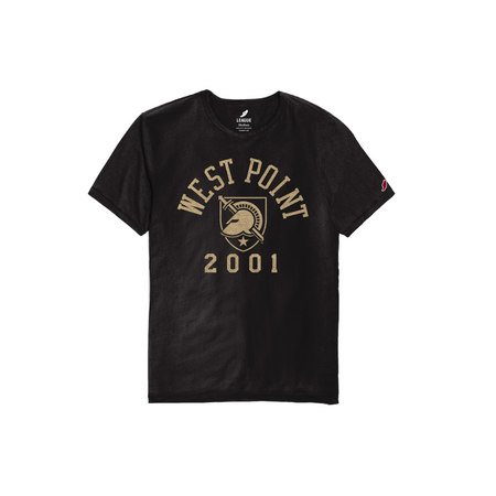 League Collegiate Preorder: Unisex USMA 2001 Shield Tee