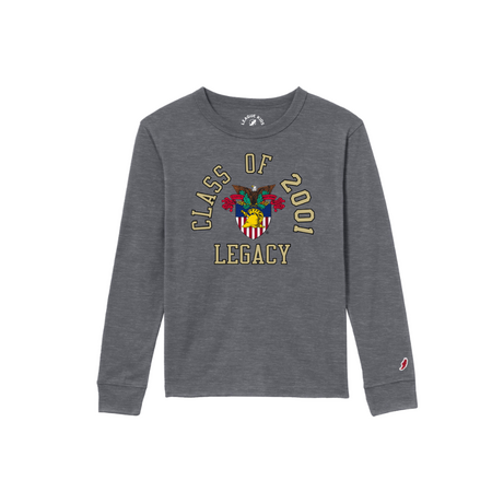 League Collegiate Preorder: YOUTH West Point Class of 2001 Legacy Long Sleeve Tee