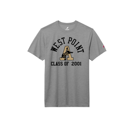 League Collegiate Preorder: Unisex USMA 2001 Kicking Mule Jersey Slub Tee
