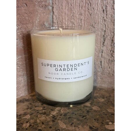 “Superintendent’s Garden” Hand-Poured Soy Candle, 10 ounce, (Neroli, Hydrangea, Sandalwood)