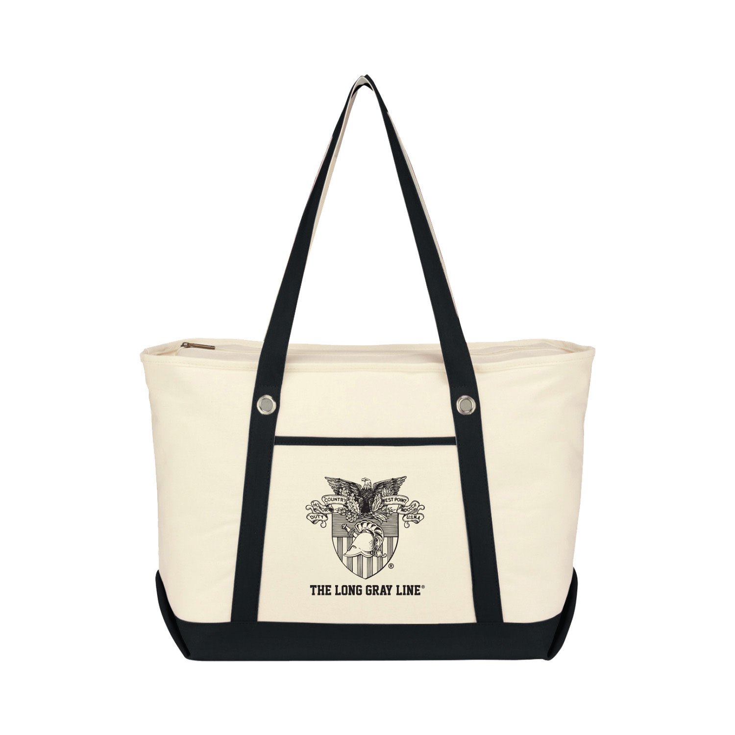 The Long Gray Line Canvas Boat Tote