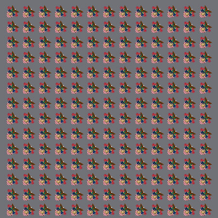 West Point Crest Silk Pocket Square, Gray