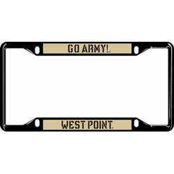 Go Army! West Point Full Color Dome License Plate Frame