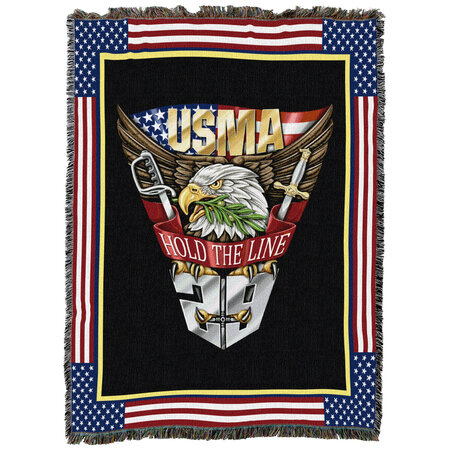 Preorder: USMA 2029 CREST Throw Blanket, 48 x 68 inches
