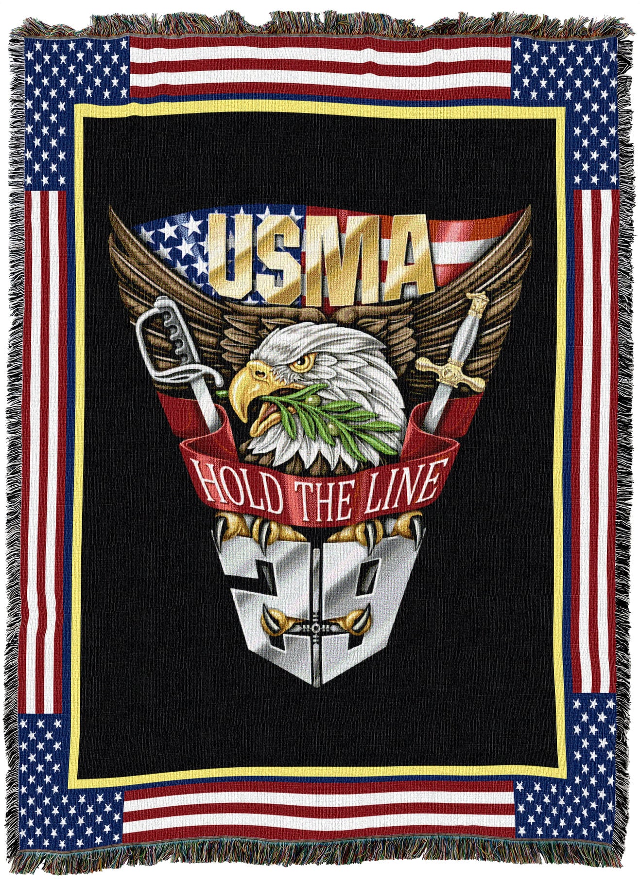 Preorder: USMA 2029 CREST Throw Blanket, 48 x 68 inches