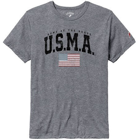 League Collegiate Home Of The Brave/USMA Tee, Unisex