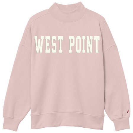 League Collegiate West Point Pastel Diana Mock Neck