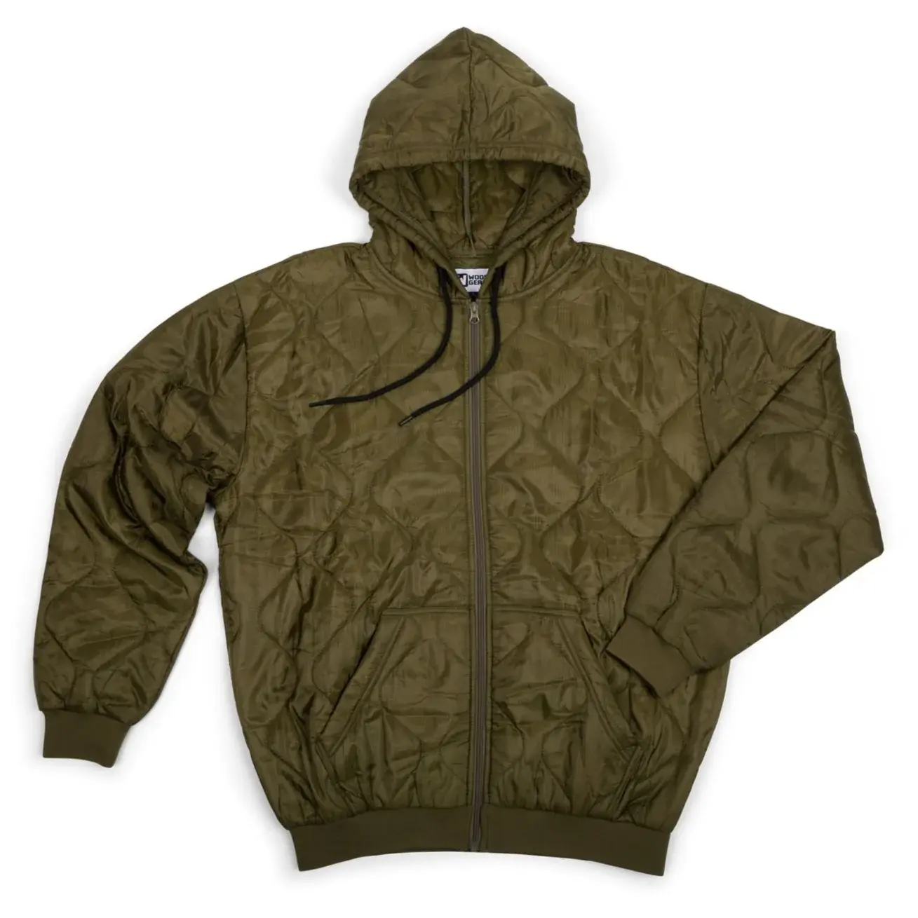 Woobie Hooded Jacket 2.0 Ranger Green w zipper and pocket