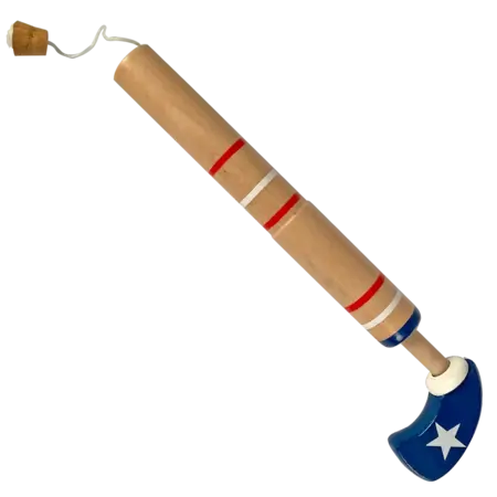 Wooden Pop Gun, American Colors