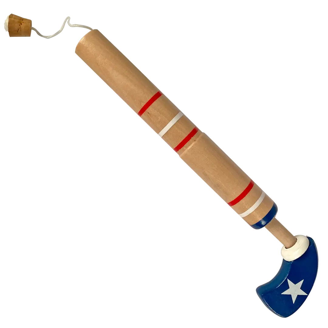 Wooden Pop Gun, American Colors