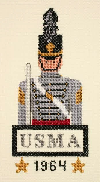 Cadet and Class Year Cross Stitch