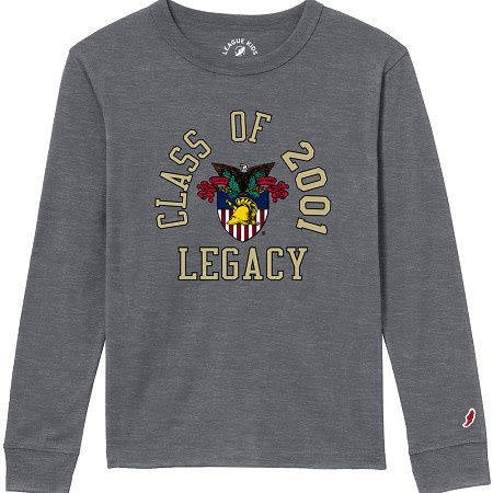 League Collegiate YOUTH West Point Class of 2001 Legacy Long Sleeve Tee