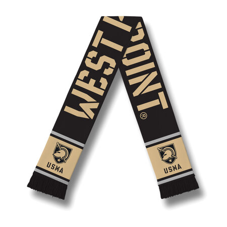Sublimated West Point Sherpa Scarf, 60" x 8"