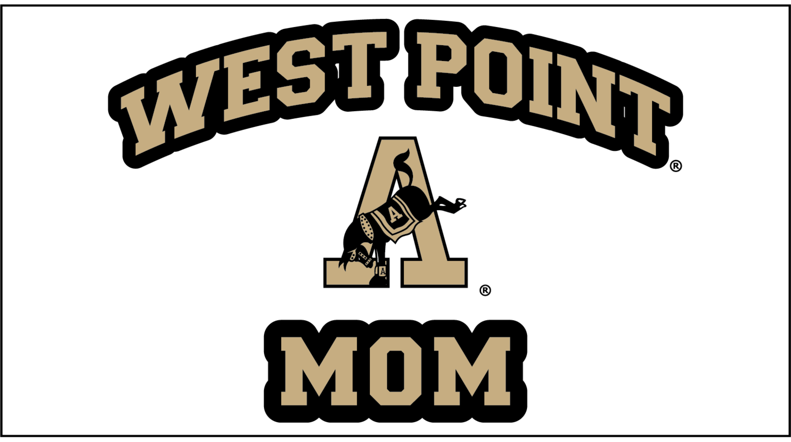West Point Mom "Diana" Mockneck 1/4 Zip