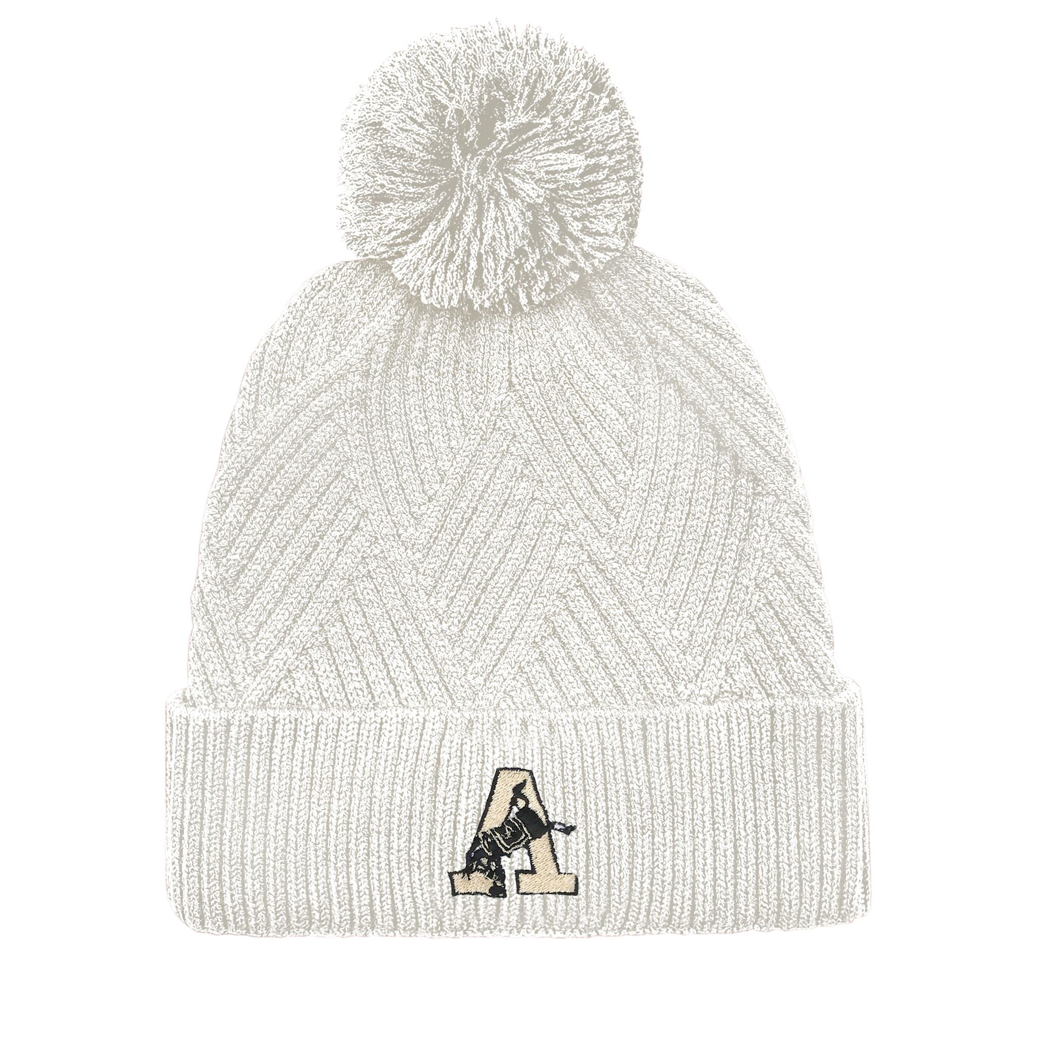 League Collegiate Bridger Textured Cuff Beanie, White