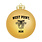 West Point Mom Shatterproof Ornament, Gold