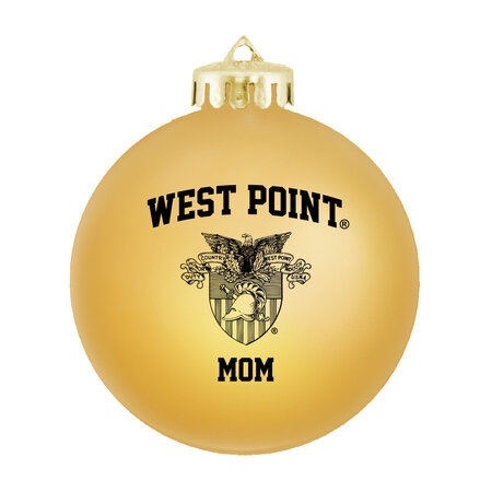 West Point Mom Shatterproof Ornament, Gold
