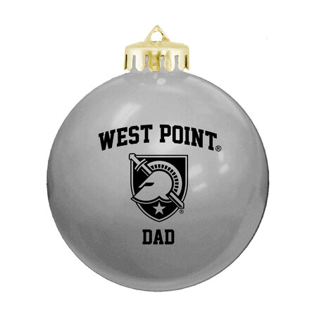 West Point Dad Shatterproof Ornament, Silver